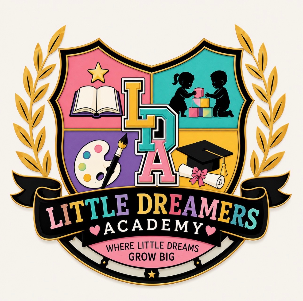 Little Dreamers Academy crest logo